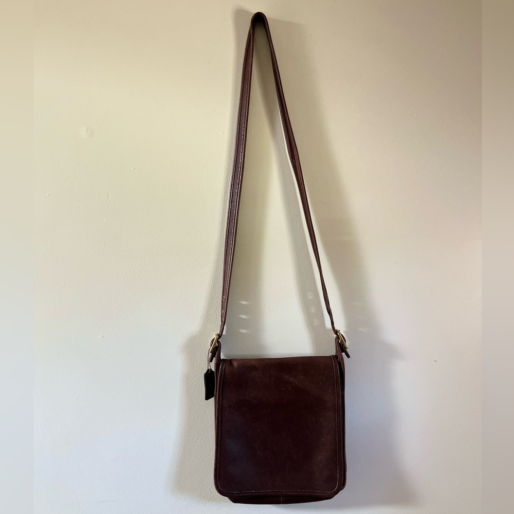 COACH Vintage Leather Legacy Studio Flap Crossbody Made in United States - Picture 3 of 9